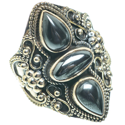 Hematite Rings handcrafted by Ana Silver Co - RING61448