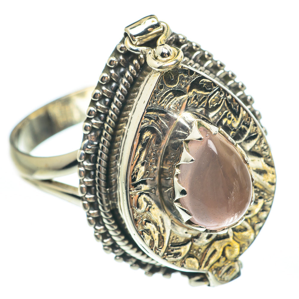 Rose Quartz Rings handcrafted by Ana Silver Co - RING61889