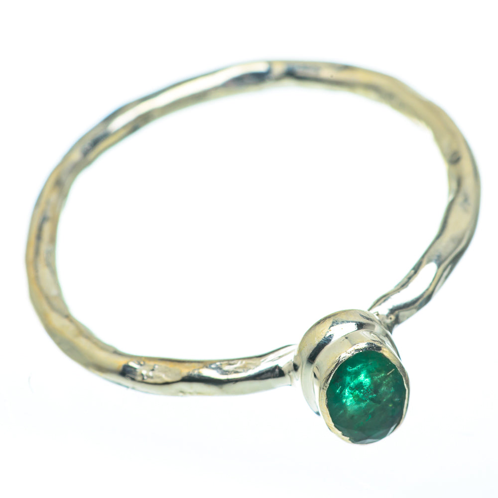 Zambian Emerald Rings handcrafted by Ana Silver Co - RING61989