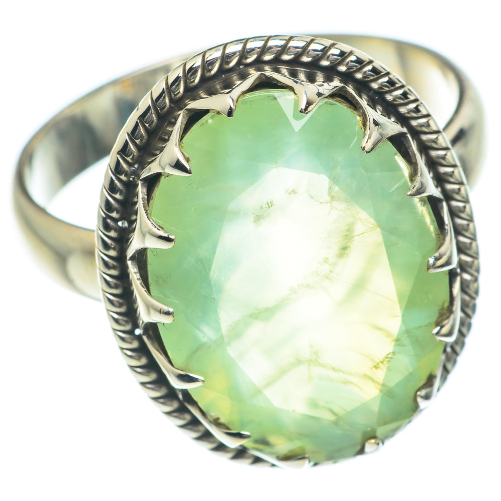 Prehnite Rings handcrafted by Ana Silver Co - RING62021