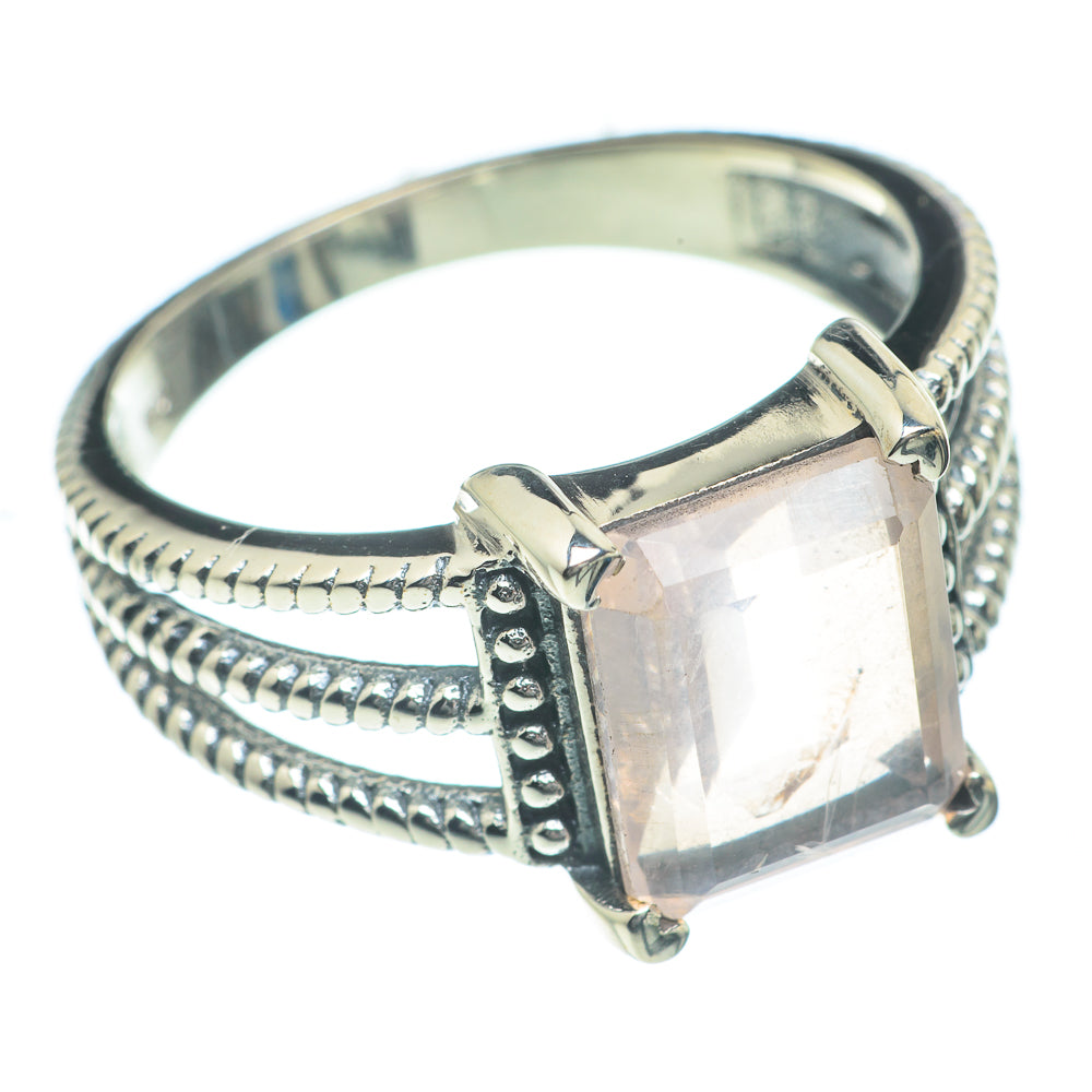 Rose Quartz Rings handcrafted by Ana Silver Co - RING62069