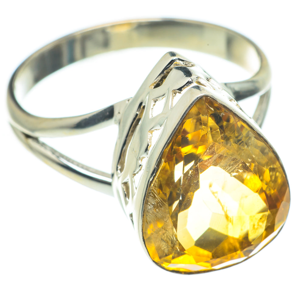Citrine Rings handcrafted by Ana Silver Co - RING62099