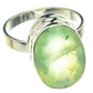Prehnite Rings handcrafted by Ana Silver Co - RING62217