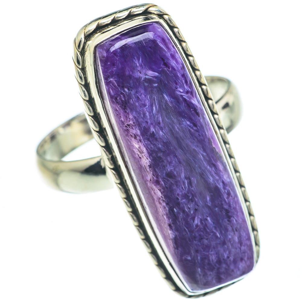 Charoite Rings handcrafted by Ana Silver Co - RING62250