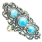 Larimar Rings handcrafted by Ana Silver Co - RING62286