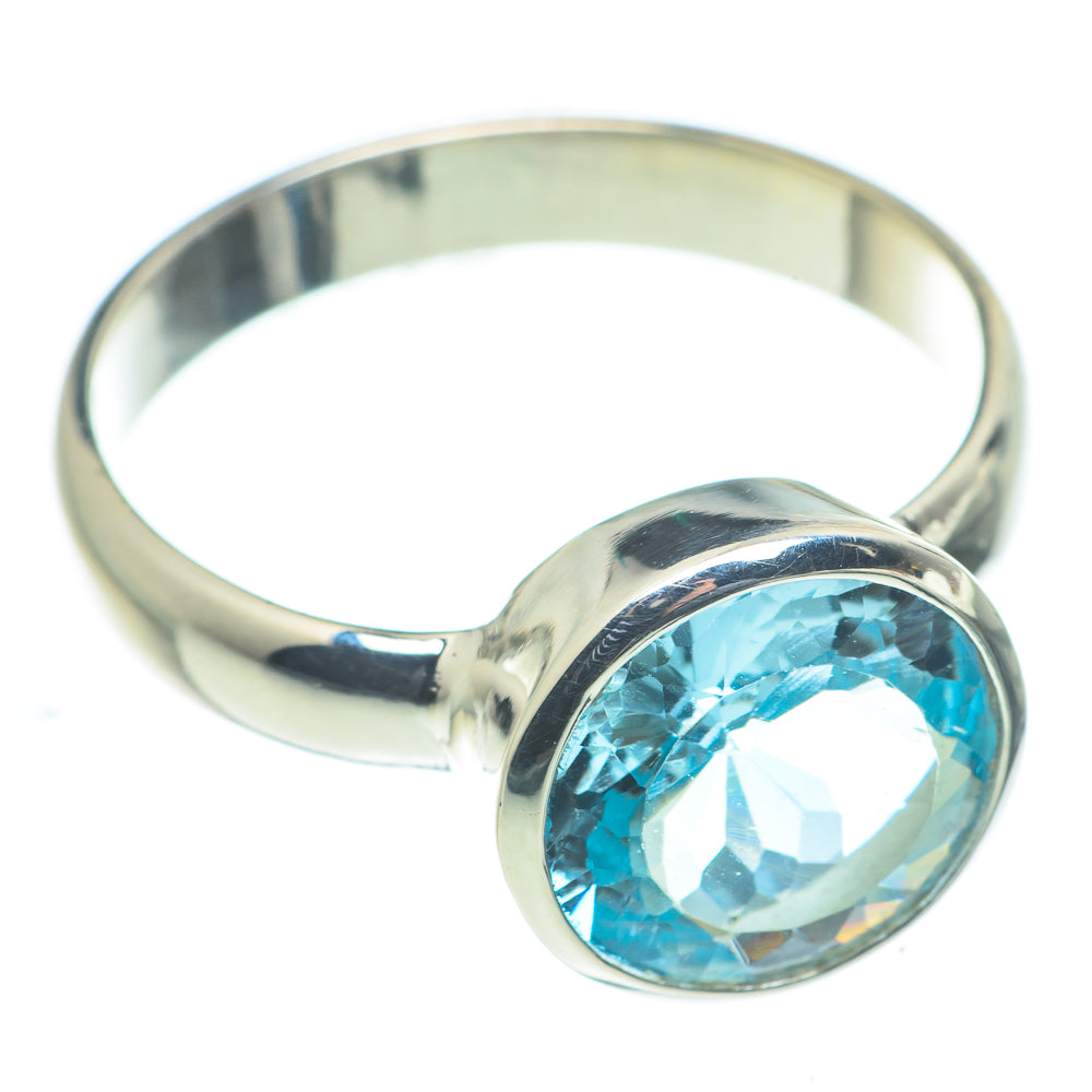 Blue Topaz Rings handcrafted by Ana Silver Co - RING62567