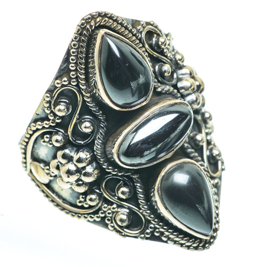 Hematite Rings handcrafted by Ana Silver Co - RING62696