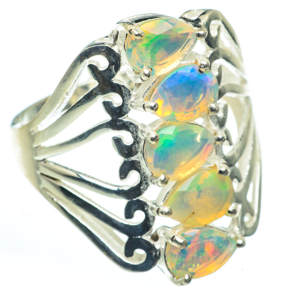 Ethiopian Opal Rings handcrafted by Ana Silver Co - RING62745