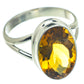 Mandarin Citrine Rings handcrafted by Ana Silver Co - RING62764