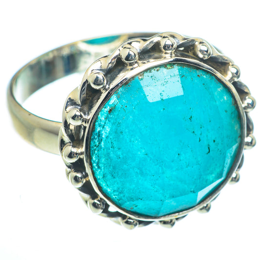 Peruvian Amazonite Rings handcrafted by Ana Silver Co - RING63143