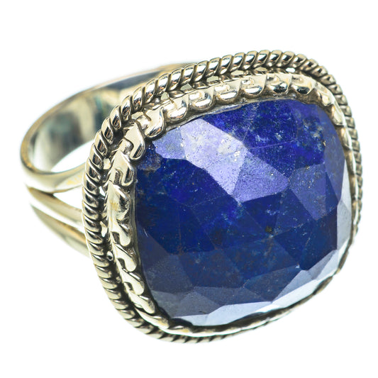 Lapis Lazuli Rings handcrafted by Ana Silver Co - RING63718