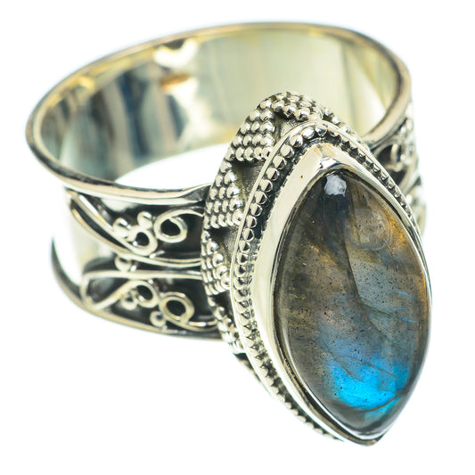 Labradorite Rings handcrafted by Ana Silver Co - RING63735