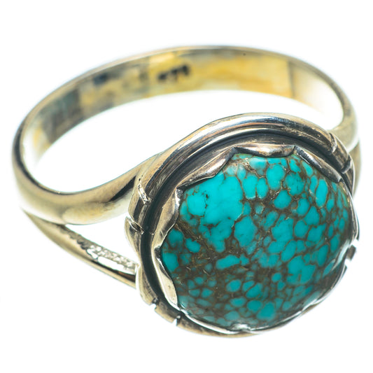 Tibetan Turquoise Rings handcrafted by Ana Silver Co - RING63736