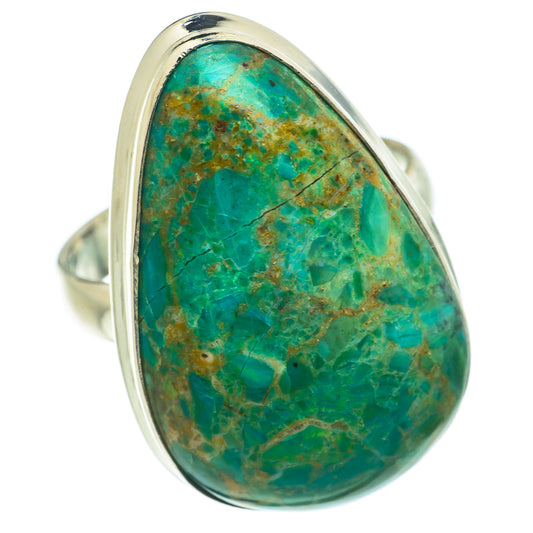 Chrysocolla Rings handcrafted by Ana Silver Co - RING63820