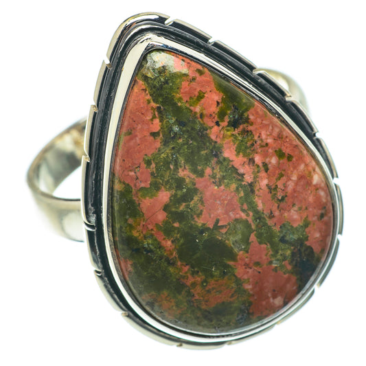 Unakite Rings handcrafted by Ana Silver Co - RING63911