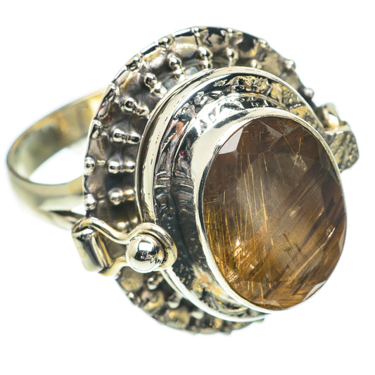 Rutilated Quartz Rings handcrafted by Ana Silver Co - RING64399