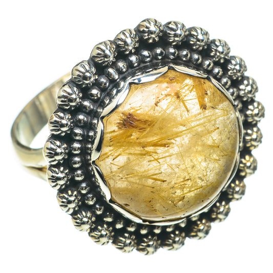 Rutilated Quartz Rings handcrafted by Ana Silver Co - RING64653
