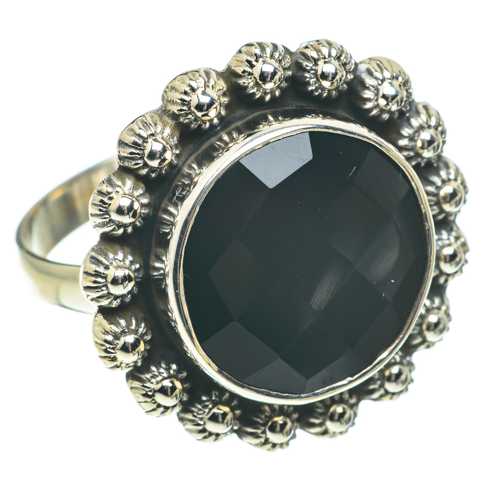 Black Onyx Rings handcrafted by Ana Silver Co - RING64654