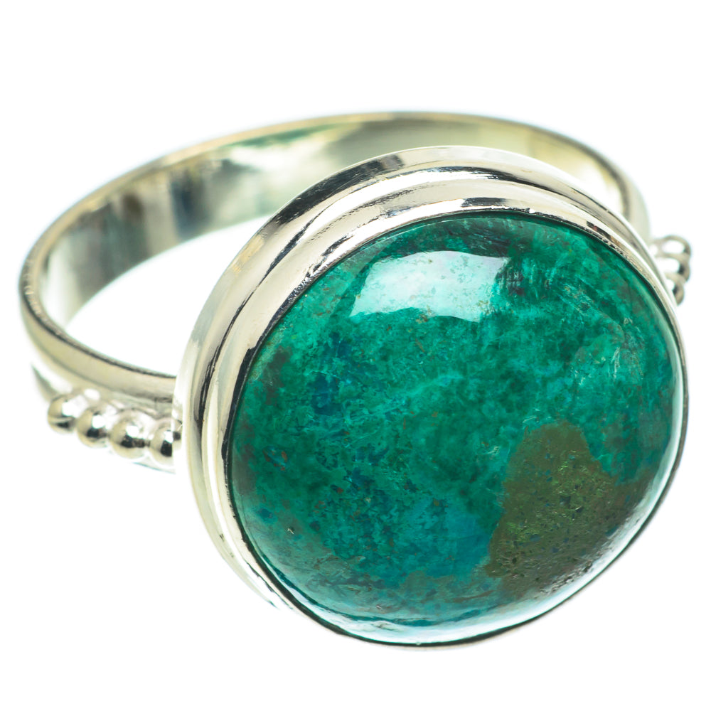 Chrysocolla Rings handcrafted by Ana Silver Co - RING64672