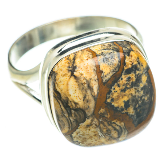 Picture Jasper Rings handcrafted by Ana Silver Co - RING64673