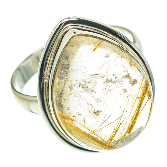 Rutilated Quartz Rings handcrafted by Ana Silver Co - RING64774