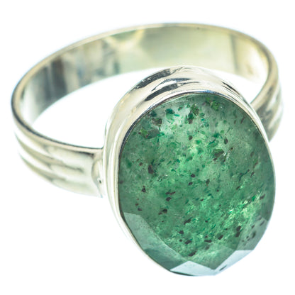 Green Aventurine Rings handcrafted by Ana Silver Co - RING65006