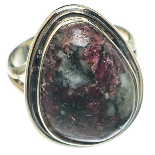 Russian Eudialyte Rings handcrafted by Ana Silver Co - RING69785