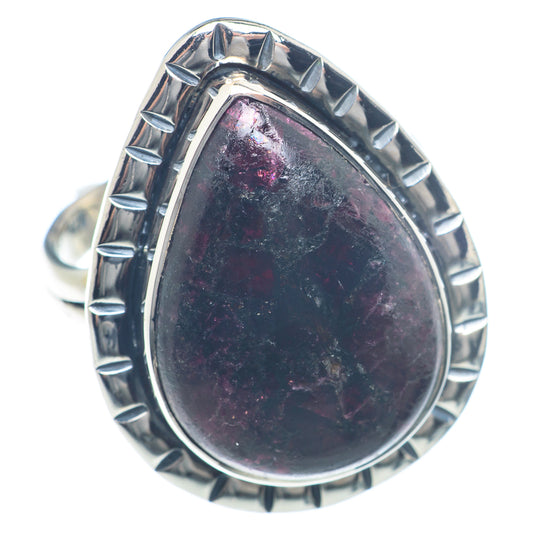 Russian Eudialyte Rings handcrafted by Ana Silver Co - RING72054