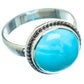 Larimar Rings handcrafted by Ana Silver Co - RING8841