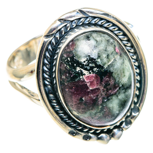 Russian Eudialyte Rings handcrafted by Ana Silver Co - RING92461 - Photo 2