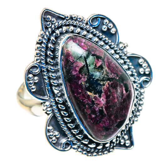 Russian Eudialyte Rings handcrafted by Ana Silver Co - RING92757 - Photo 2