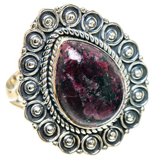 Russian Eudialyte Rings handcrafted by Ana Silver Co - RING93220 - Photo 2