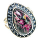 Russian Eudialyte Rings handcrafted by Ana Silver Co - RING93752