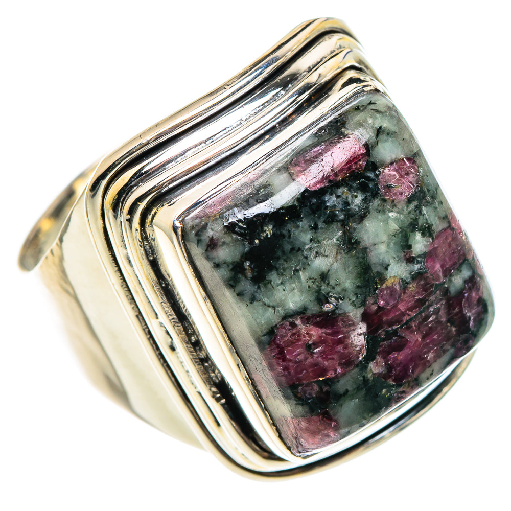 Russian Eudialyte Rings handcrafted by Ana Silver Co - RING94291