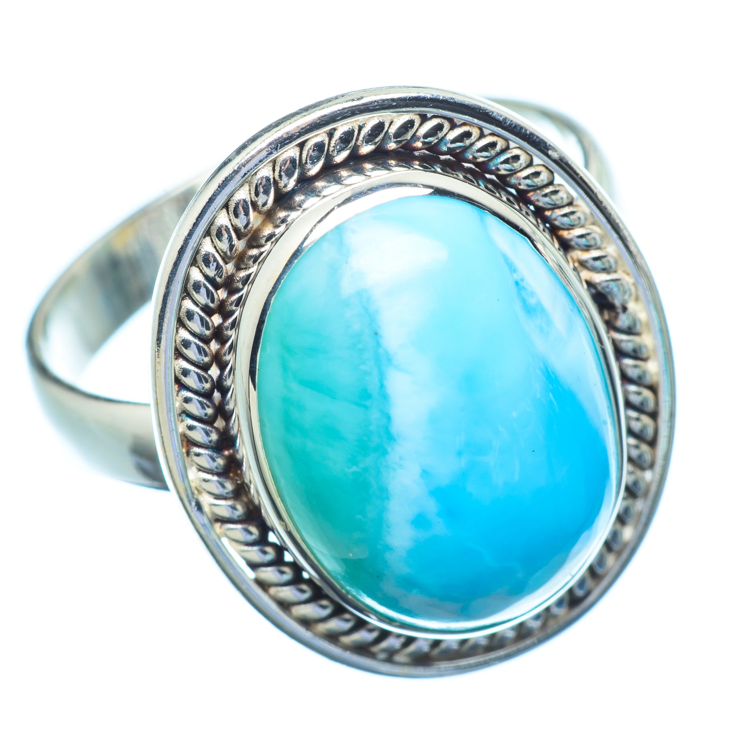 Larimar Ring Size 9 (925 Sterling Silver) RING9468 – Ana Silver Co