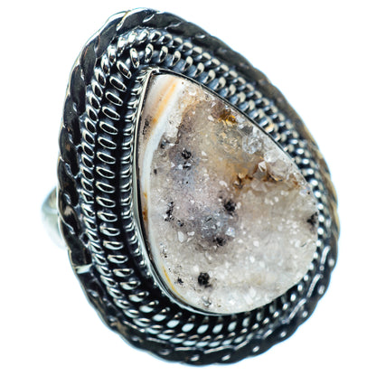 Desert Druzy Rings handcrafted by Ana Silver Co - RING988312