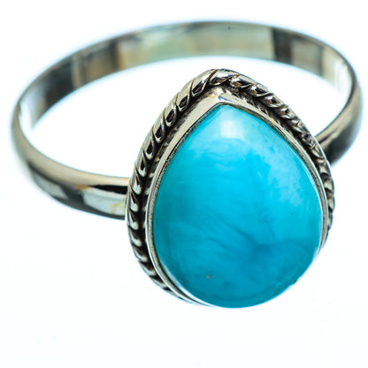 Larimar Rings handcrafted by Ana Silver Co - RING992818