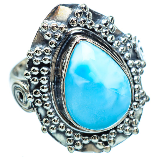 Larimar Rings handcrafted by Ana Silver Co - RING995122