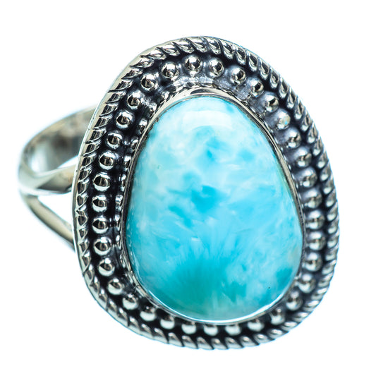 Larimar Rings handcrafted by Ana Silver Co - RING997689
