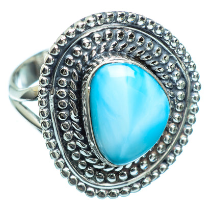 Larimar Rings handcrafted by Ana Silver Co - RING997703